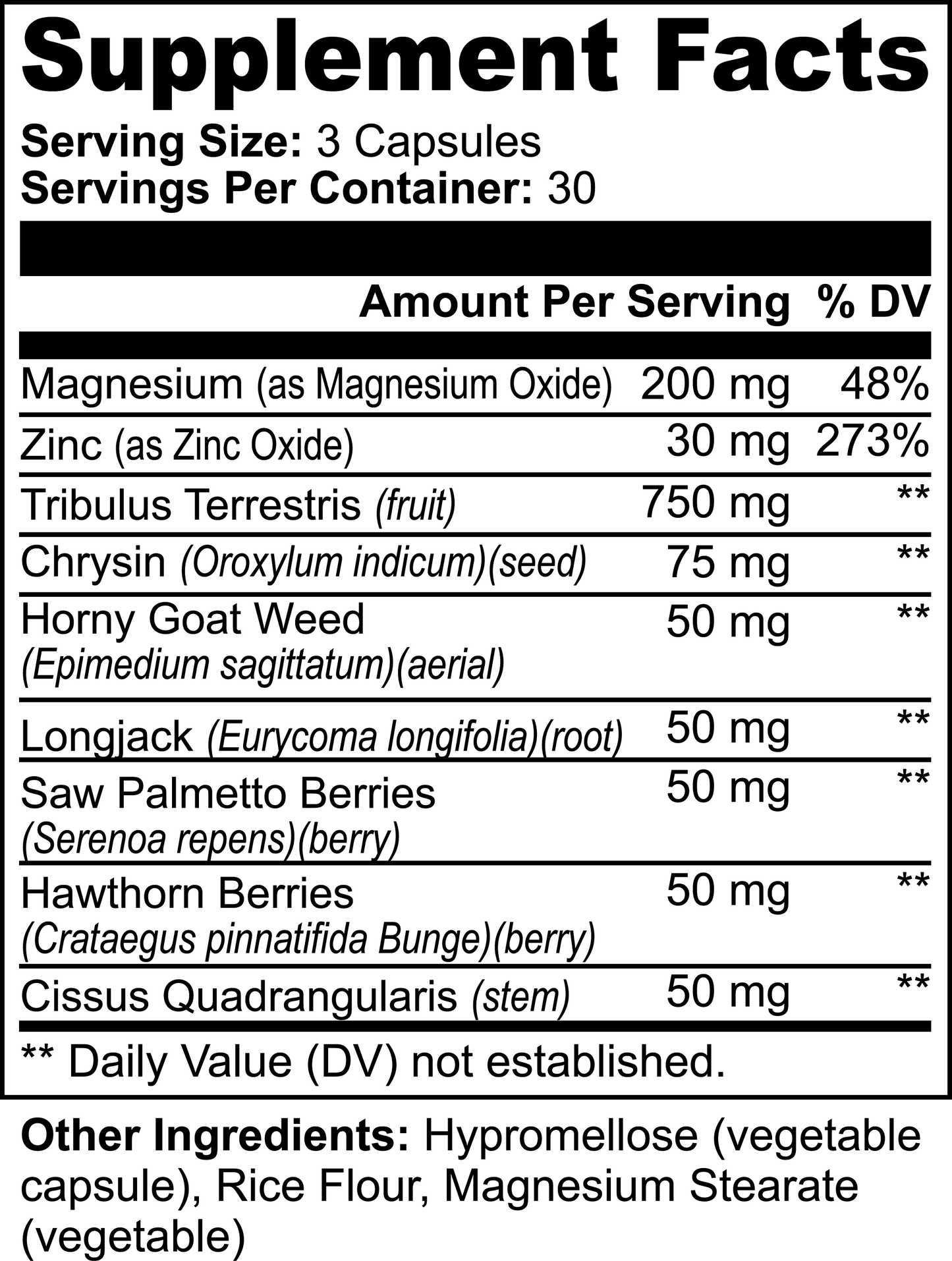 Natural Testosterone/Energy